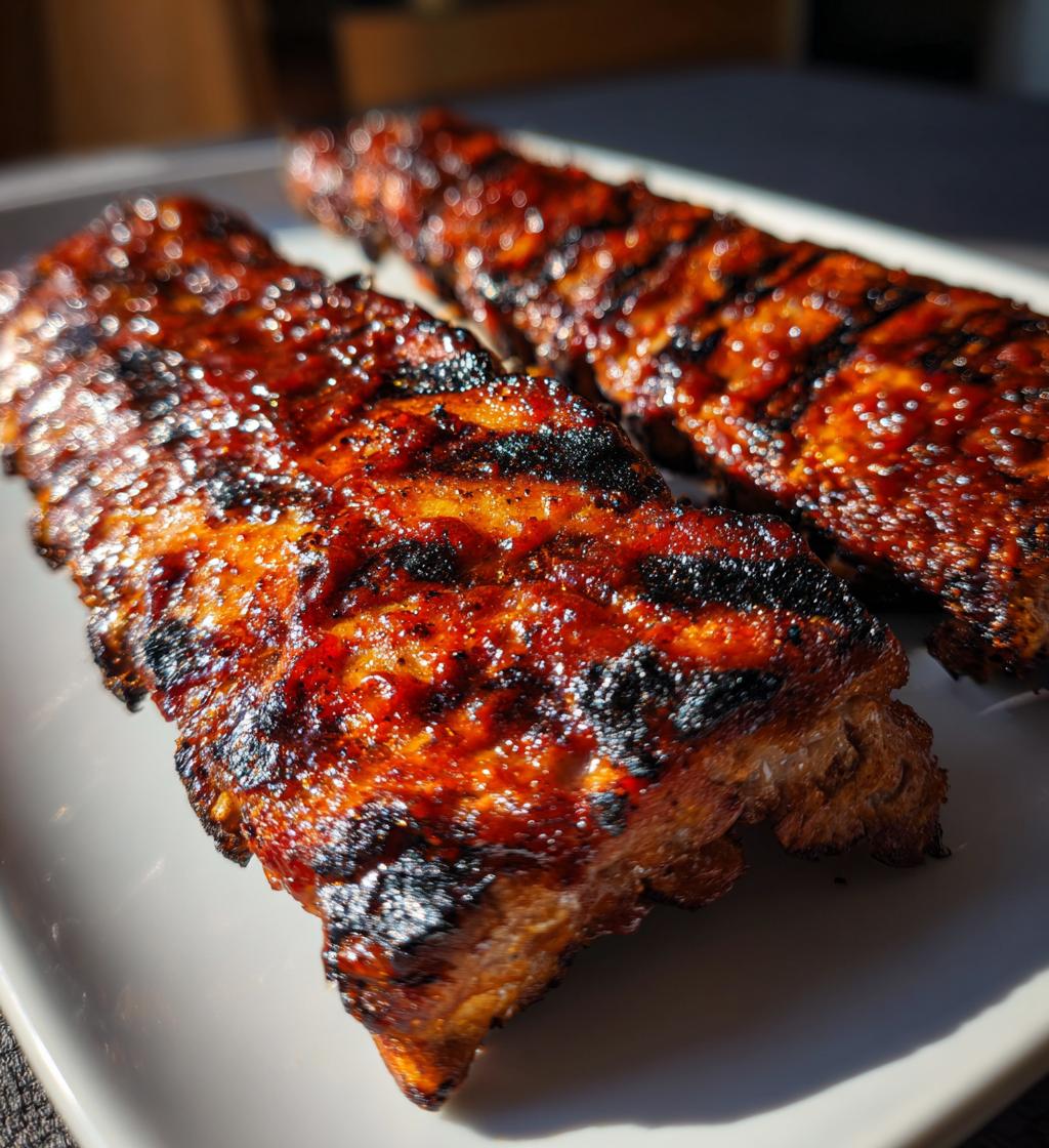 ribs on grill