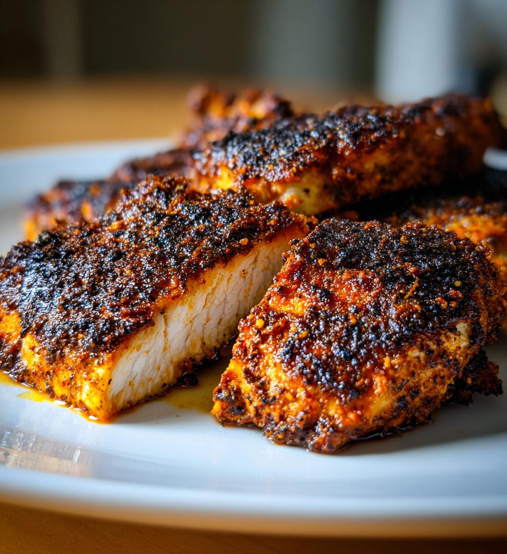 blackened chicken