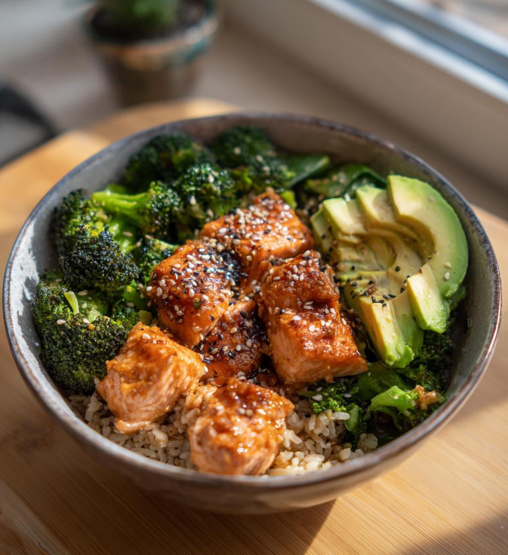 Crispy Air Fryer Salmon Bowls: 22-Minute Healthy Delight
