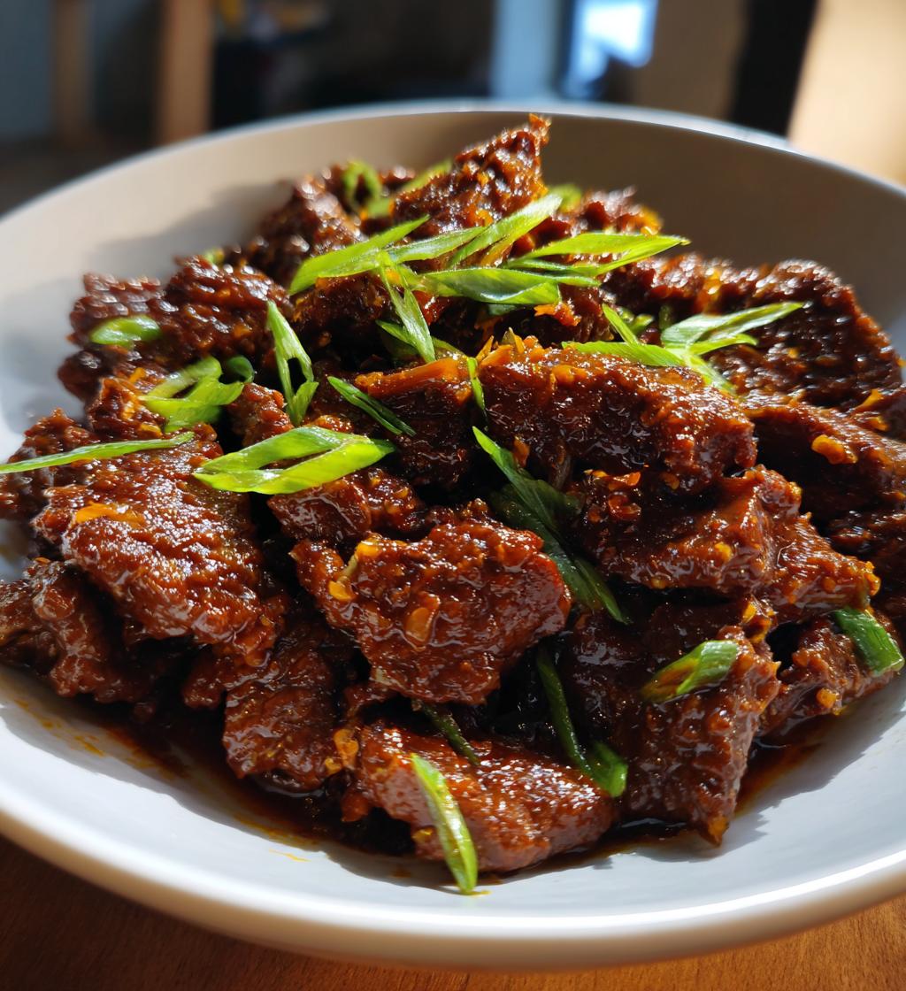 mongolian beef recipe ground