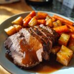 slow cooker roast beef and gravy