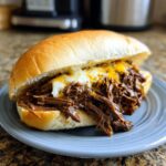 slow cooker roast beef sandwiches