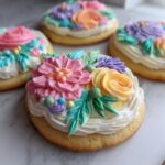spring cookies decorated buttercream