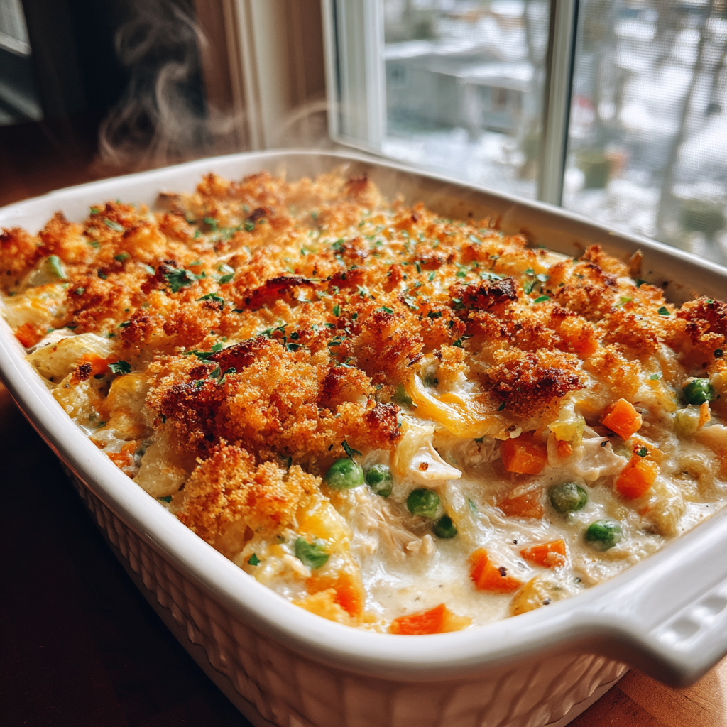 Chicken Casserole Recipes: 1 Irresistible Creamy Comfort Dish