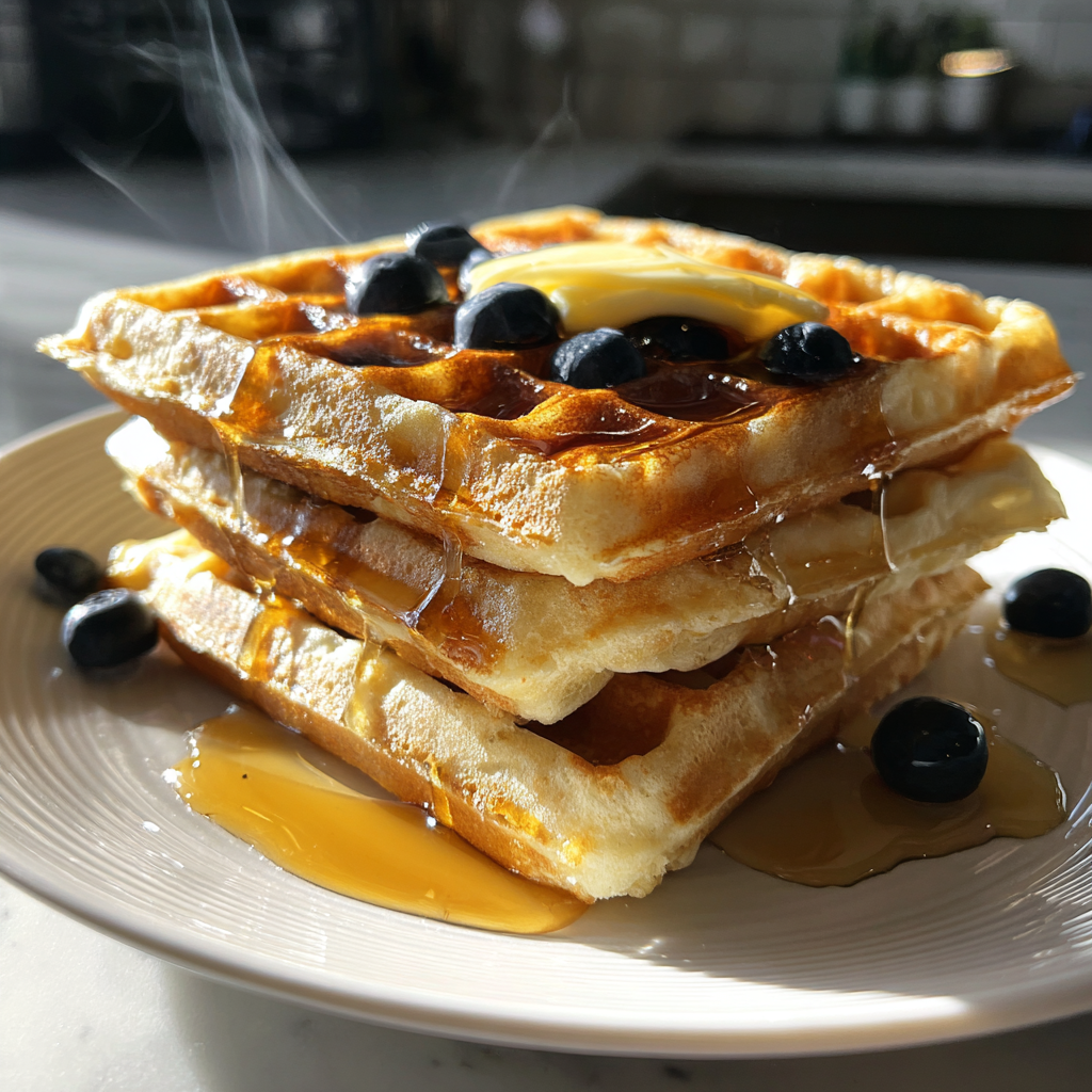 how to make watfles recipe for Perfect waffles in 10 minutes