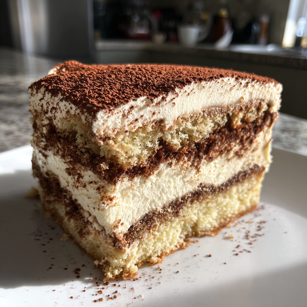 tiramisu birthday cake: 3 layers of Irresistible flavor