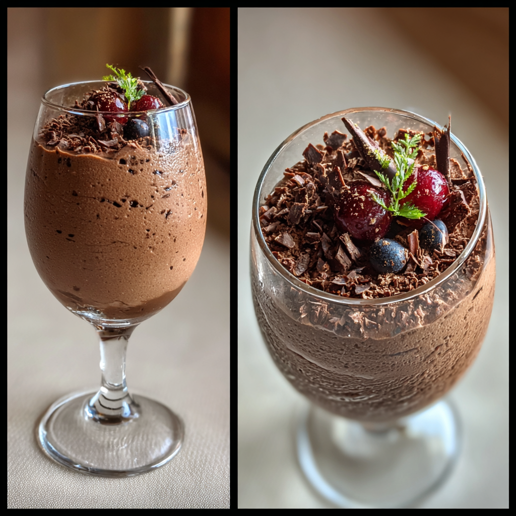 Elegant desserts: 15-Minute Irresistible Chocolate Mousse Recipe