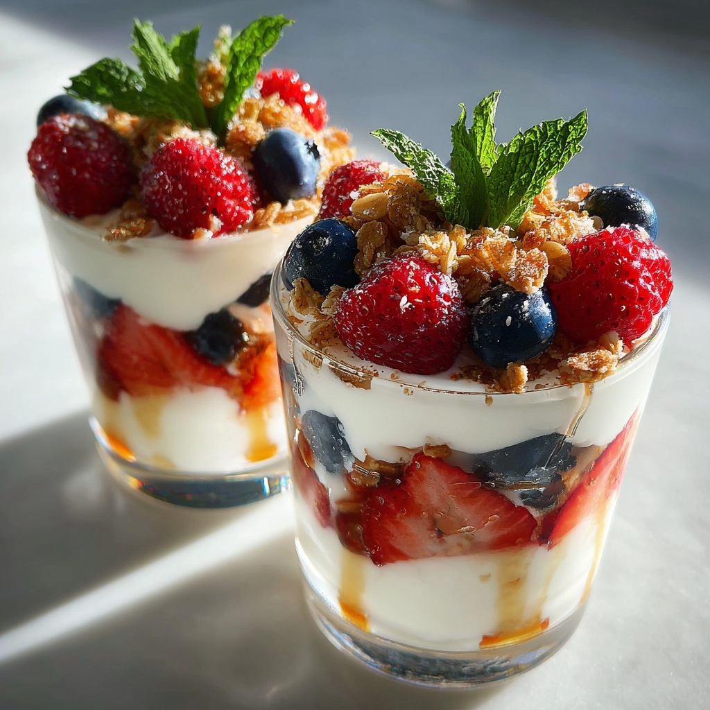 Patriotic food desserts: 3 Irresistible Berry Trifle Layers