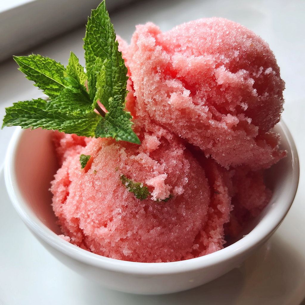 Watermelon Sorbet Recipe: 3 Ingredients for Irresistible Summer Bliss