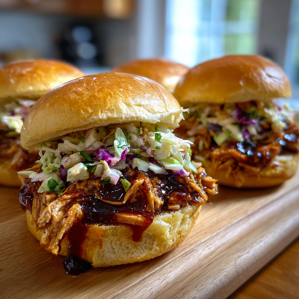 BBQ Pulled Chicken Sliders with Coleslaw: 5 Irresistible Steps