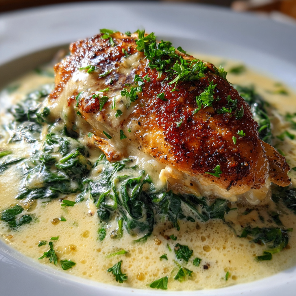 Chicken Florentine in Creamy Parmesan Sauce: 30 Minutes to Irresistible Comfort