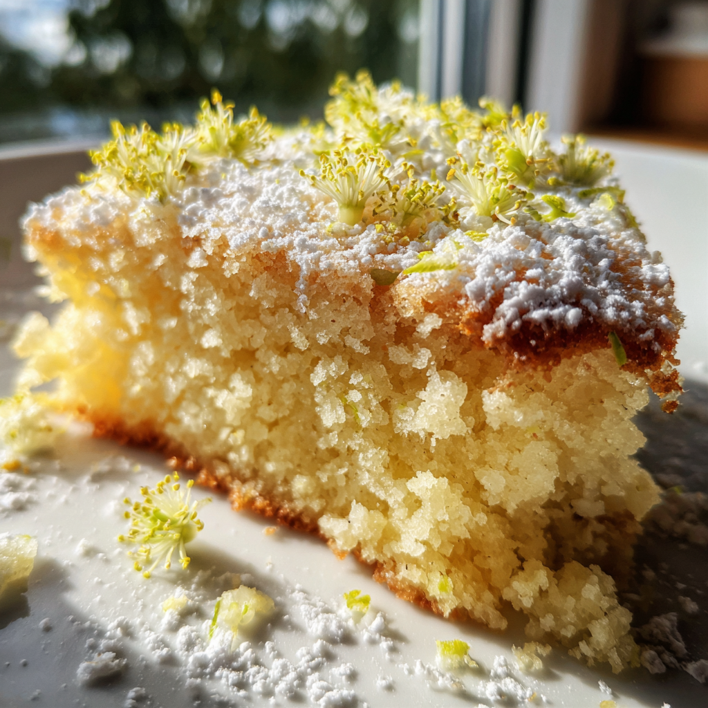 Erfrischender Holunderblüten-Kuchen: A Perfect Spring Delight