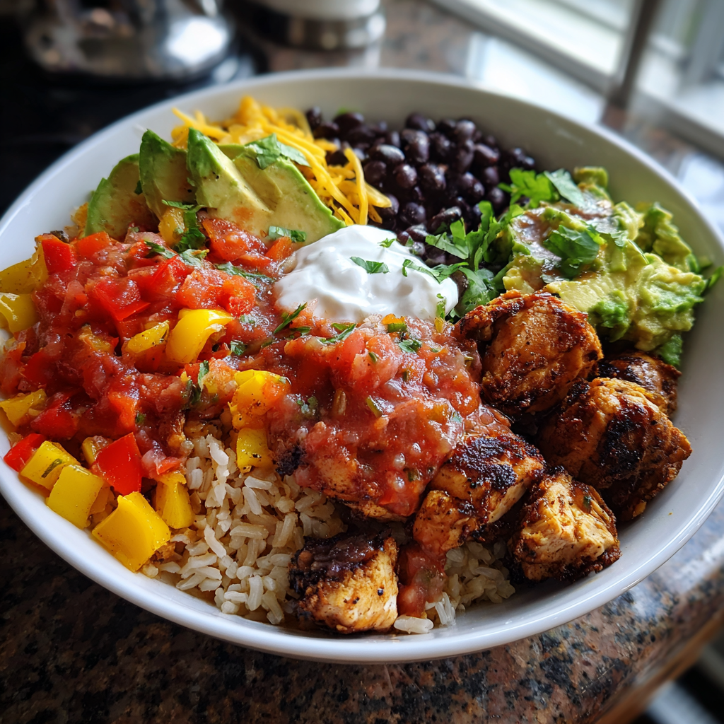 High-Protein Chicken Burrito Bowl: 7 Irresistible Ingredients for a Nutritious Meal