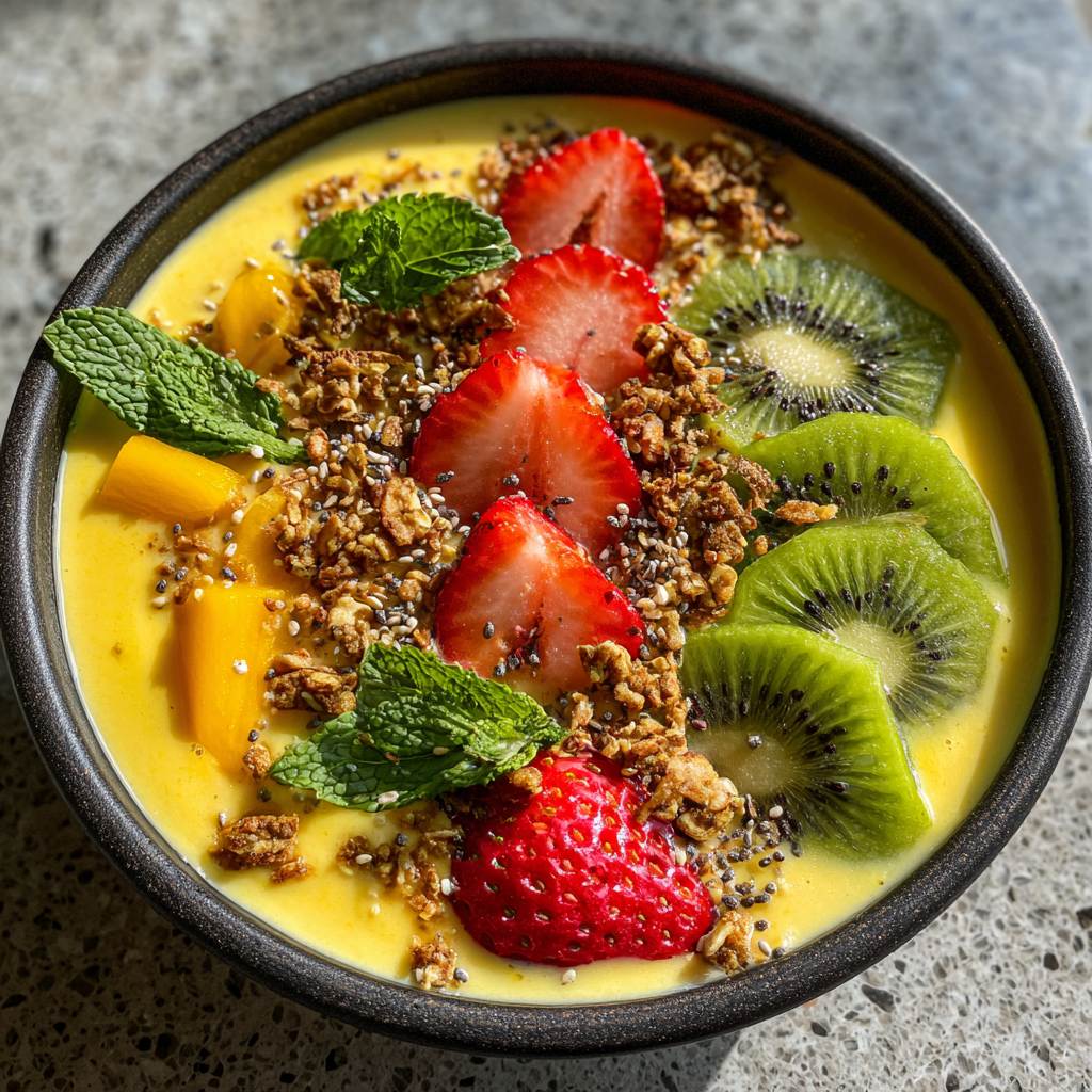 Mango Mint Smoothie Bowl: 10 Minutes to Irresistible Bliss
